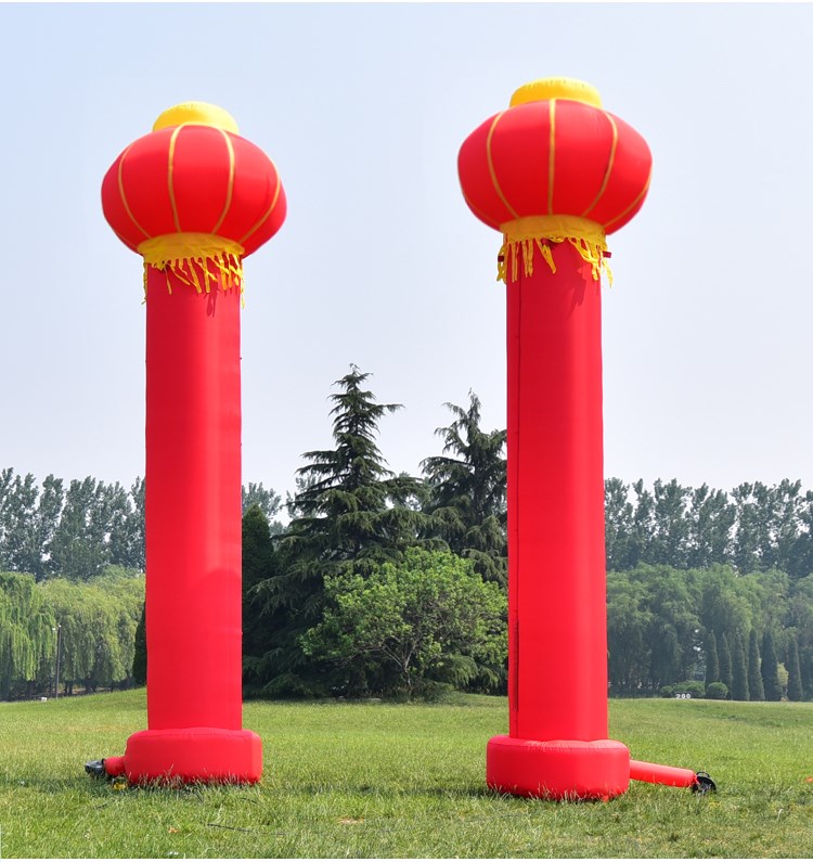化州庆典灯笼柱